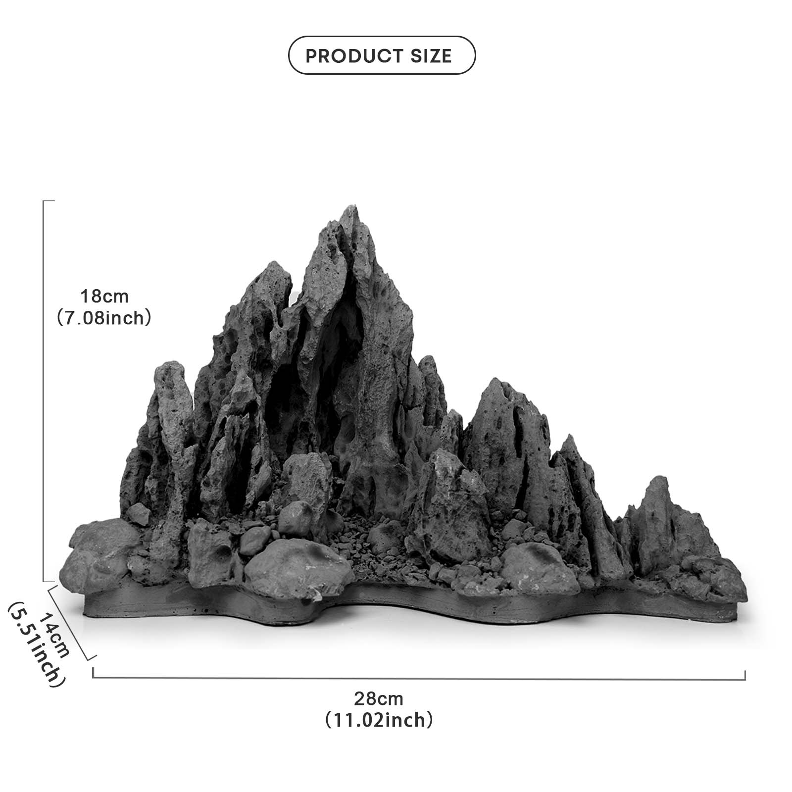 Aquarium Rocks Aquascaping, Resin Seiryu Rock for