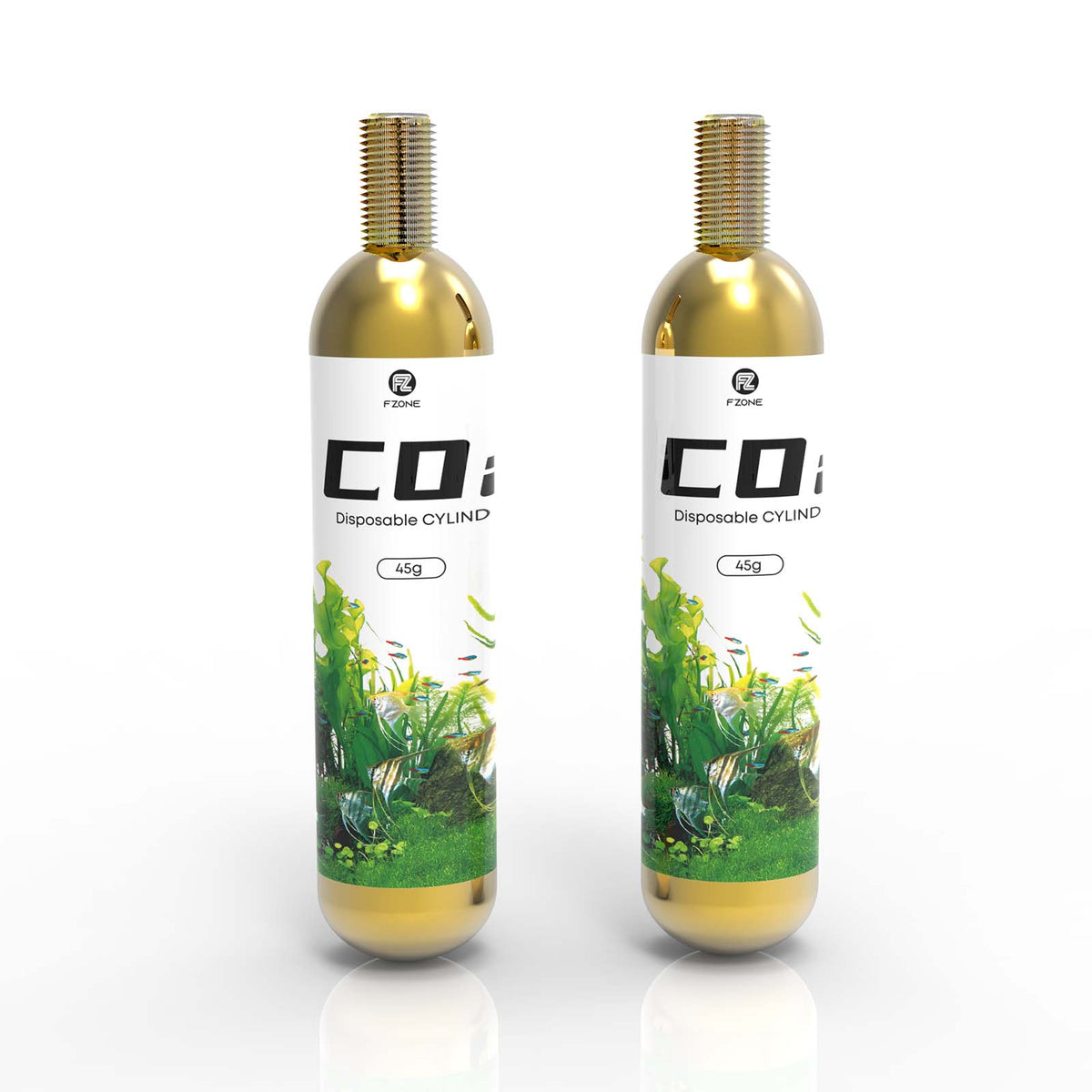 45g Disposable CO₂ Cartridges (2-Pack) – Fzone Studio
