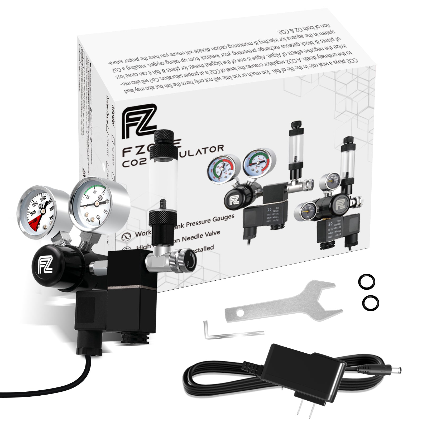 BAO1-CTG 浄水器 Fzone Single Stage Big Gauge Co2 Regulator – Fzone Studio